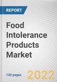 Food Intolerance Products Market Market by Product Type, by Distribution Channel, and Region: Global Opportunity Analysis and Industry Forecast, 2022-2031- Product Image
