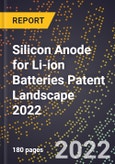 Silicon Anode for Li-ion Batteries Patent Landscape 2022- Product Image