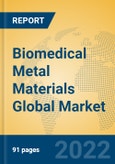 Biomedical Metal Materials Global Market Insights 2022, Analysis and Forecast to 2027, by Manufacturers, Regions, Technology, Application, Product Type- Product Image