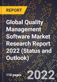Global Quality Management Software Market Research Report 2022 (Status and Outlook)- Product Image