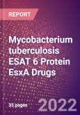 Mycobacterium tuberculosis ESAT 6 Protein EsxA Drugs in Development by Therapy Areas and Indications, Stages, MoA, RoA, Molecule Type and Key Players- Product Image