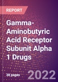 Gamma-Aminobutyric Acid Receptor Subunit Alpha 1 (GABA Receptor Subunit Alpha 1 or GABRA1) Drugs in Development by Therapy Areas and Indications, Stages, MoA, RoA, Molecule Type and Key Players- Product Image