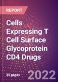 Cells Expressing T Cell Surface Glycoprotein CD4 Drugs in Development by Therapy Areas and Indications, Stages, MoA, RoA, Molecule Type and Key Players- Product Image