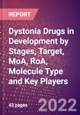 Dystonia Drugs in Development by Stages, Target, MoA, RoA, Molecule Type and Key Players- Product Image