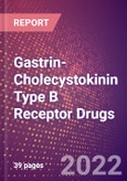 Gastrin-Cholecystokinin Type B Receptor Drugs in Development by Therapy Areas and Indications, Stages, MoA, RoA, Molecule Type and Key Players- Product Image