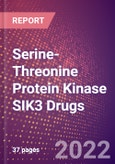 Serine-Threonine Protein Kinase SIK3 Drugs in Development by Therapy Areas and Indications, Stages, MoA, RoA, Molecule Type and Key Players- Product Image