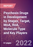 Psychosis Drugs in Development by Stages, Target, MoA, RoA, Molecule Type and Key Players- Product Image