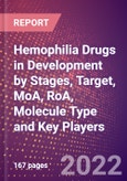 Hemophilia Drugs in Development by Stages, Target, MoA, RoA, Molecule Type and Key Players- Product Image
