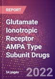 Glutamate Ionotropic Receptor AMPA Type Subunit Drugs in Development by Therapy Areas and Indications, Stages, MoA, RoA, Molecule Type and Key Players- Product Image