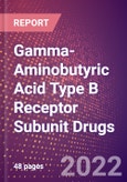 Gamma-Aminobutyric Acid Type B Receptor Subunit (Gamma Aminobutyric Acid B Receptor or GABBR) Drugs in Development by Therapy Areas and Indications, Stages, MoA, RoA, Molecule Type and Key Players- Product Image