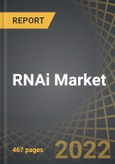 RNAi Market: Therapeutics and Technologies by Key Therapeutic Areas, Route of Administration, Leading Industry Players, Type of RNAi Molecule and Key Geographical Regions: Industry Trends and Global Forecasts, 2022-2035- Product Image