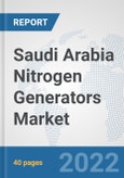 Saudi Arabia Nitrogen Generators Market: Prospects, Trends Analysis, Market Size and Forecasts up to 2027- Product Image