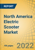North America Electric Scooter Market by Vehicle Type (Electric Motorcycles, E-scooters & Bikes), Power Output (Less Than 3.6kW, 3.6kW to 7.2kW), Battery Technology, Motor Type, Charging Type, End User, and Geography - Forecasts to 2029- Product Image