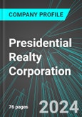 Presidential Realty Corporation (PDNLA:PINX): Analytics, Extensive Financial Metrics, and Benchmarks Against Averages and Top Companies Within its Industry- Product Image