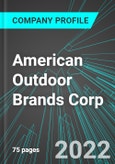 American Outdoor Brands Corp (AOUT:NAS): Analytics, Extensive Financial Metrics, and Benchmarks Against Averages and Top Companies Within its Industry- Product Image