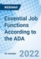 Essential Job Functions According to the ADA - Webinar - Product Image