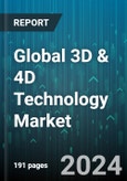 Global 3D & 4D Technology Market by Product (3D & 4D Input Devices, 3D Output Devices), Technology (Gaming, Gesture Recognition, Layout & Animation), Application, Vertical - Forecast 2024-2030- Product Image