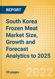 South Korea Frozen Meat (Meat) Market Size, Growth and Forecast Analytics to 2025- Product Image