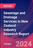Sewerage and Drainage Services in New Zealand - Industry Research Report- Product Image