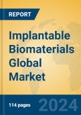 Implantable Biomaterials Global Market Insights 2023, Analysis and Forecast to 2028, by Manufacturers, Regions, Technology, Product Type- Product Image