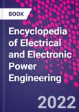 Encyclopedia of Electrical and Electronic Power Engineering- Product Image