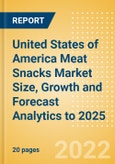 United States of America (USA) Meat Snacks (Savory Snacks) Market Size, Growth and Forecast Analytics to 2025- Product Image