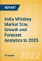 India Whiskey (Spirits) Market Size, Growth and Forecast Analytics to 2025 - Product Image