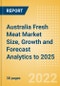 Australia Fresh Meat (Counter) (Meat) Market Size, Growth and Forecast Analytics to 2025 - Product Thumbnail Image
