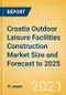 Croatia Outdoor Leisure Facilities Construction Market Size and Forecast to 2025 (including New Construction, Repair and Maintenance, Refurbishment and Demolition and Materials, Equipment and Services costs) - Product Thumbnail Image