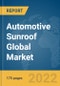 Automotive Sunroof Global Market Report 2022 - Product Thumbnail Image