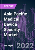 Asia Pacific Medical Device Security Market 2021-2031 by Component, Security Type, Device Type, Deployment Mode, End User, and Country: Trend Forecast and Growth Opportunity- Product Image