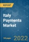 Italy Payments Market - Growth, Trends, COVID-19 Impact and Forecasts (2022 - 2027) - Product Thumbnail Image
