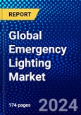 Global Emergency Lighting Market (2023-2028) by Power System, Battery Type, Light Source, Offering, Application, Geography, Competitive Analysis, and Impact of Covid-19 with Ansoff Analysis- Product Image