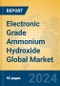 Electronic Grade Ammonium Hydroxide Global Market Insights 2024, Analysis and Forecast to 2029, by Manufacturers, Regions, Technology, Application, Product Type - Product Thumbnail Image