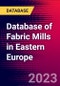 Database of Fabric Mills in Eastern Europe - Product Thumbnail Image
