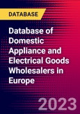 Database of Domestic Appliance and Electrical Goods Wholesalers in Europe- Product Image