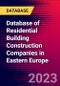 Database of Residential Building Construction Companies in Eastern Europe - Product Image