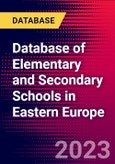 Database of Elementary and Secondary Schools in Eastern Europe- Product Image