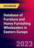 Database of Furniture and Home Furnishing Wholesalers in Eastern Europe- Product Image