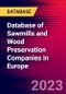 Database of Sawmills and Wood Preservation Companies in Europe - Product Thumbnail Image
