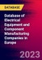 Database of Electrical Equipment and Component Manufacturing Companies in Europe - Product Thumbnail Image