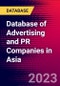 Database of Advertising and PR Companies in Asia - Product Thumbnail Image
