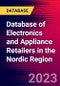 Database of Electronics and Appliance Retailers in the Nordic Region - Product Image