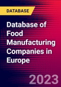 Database of Food Manufacturing Companies in Europe- Product Image