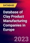 Database of Clay Product Manufacturing Companies in Europe - Product Thumbnail Image