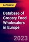 Database of Grocery Food Wholesalers in Europe - Product Thumbnail Image