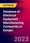 Database of Electrical Equipment Manufacturing Companies in Europe - Product Thumbnail Image