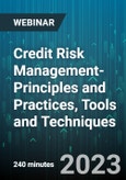 4-Hour Virtual Seminar on Credit Risk Management - Principles and Practices, Tools and Techniques - Webinar- Product Image
