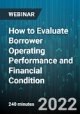 4-Hour Virtual Seminar on How to Evaluate Borrower Operating Performance and Financial Condition - Webinar (Recorded)- Product Image