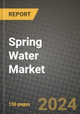 Spring Water Market: Industry Size, Share, Competition, Trends, Growth Opportunities and Forecasts by Region - Insights and Outlook by Product, 2024 to 2031- Product Image